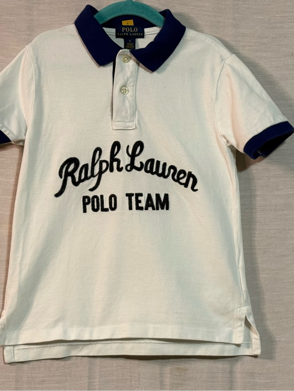 Polo Ralph Lauren Boys 5 Polo Team Pique Shirt